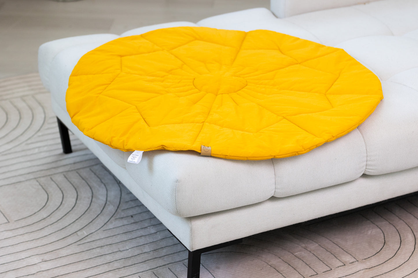 Baba játszószőnyeg -mustár