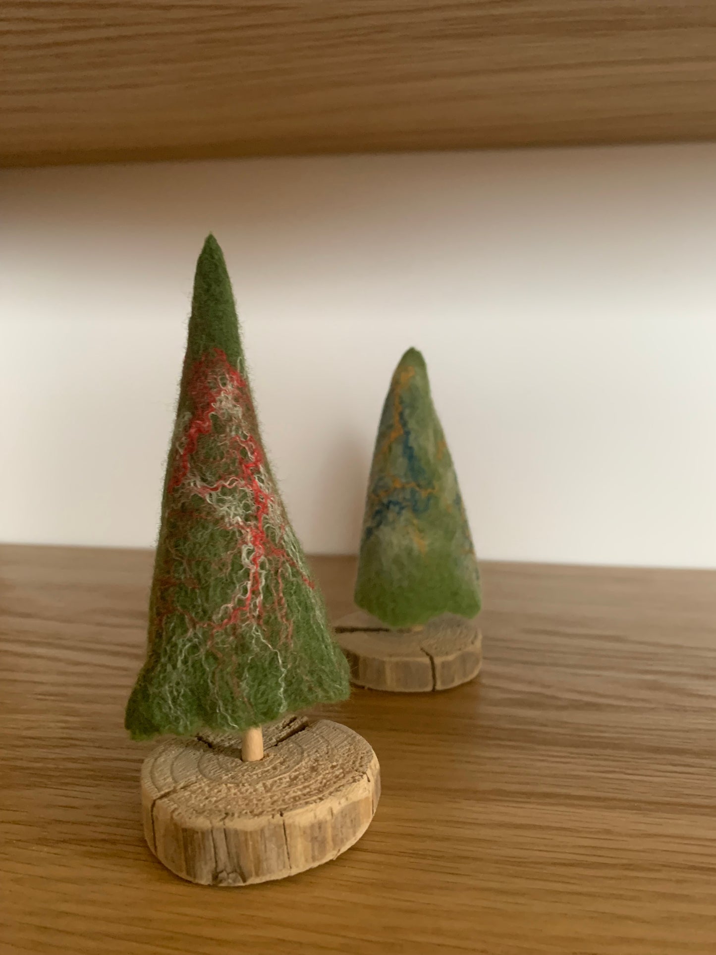 Gyapjú fenyőfák - 2 darabos szett