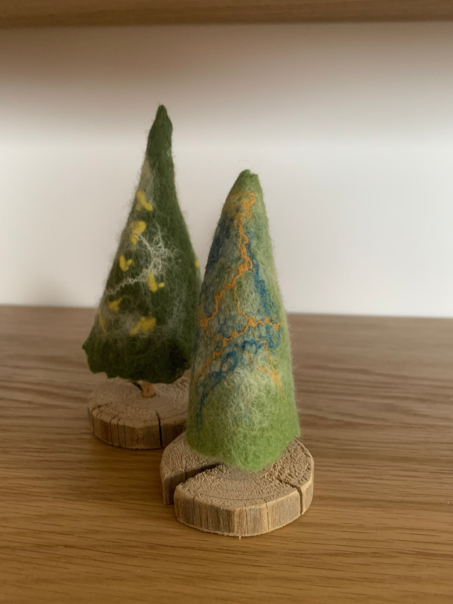 Gyapjú fenyőfák - 2 darabos szett